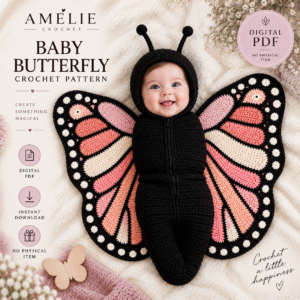 Baby Butterfly Crochet Pattern - Hero